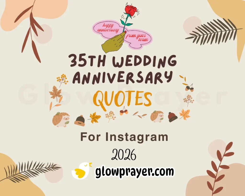 Heartfelt 35th Wedding Anniversary Quotes for a Timeless Love | Glow Prayer