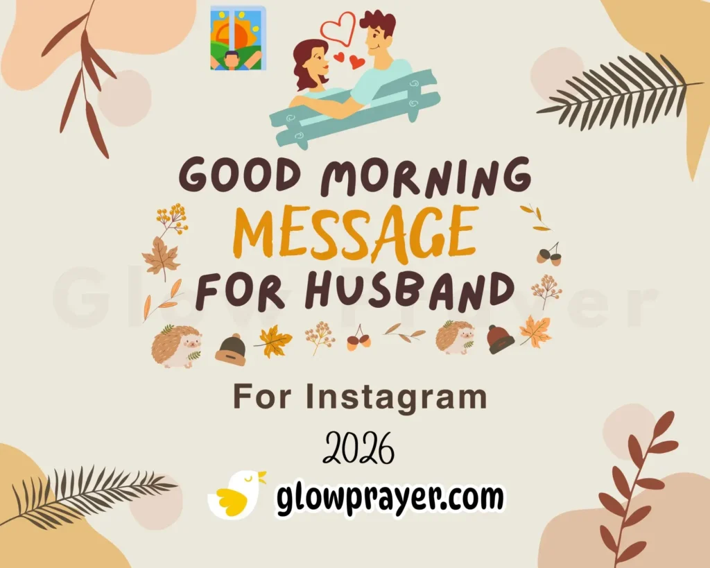 Good Morning Messages For Husband He’ll Love | GlowPrayer