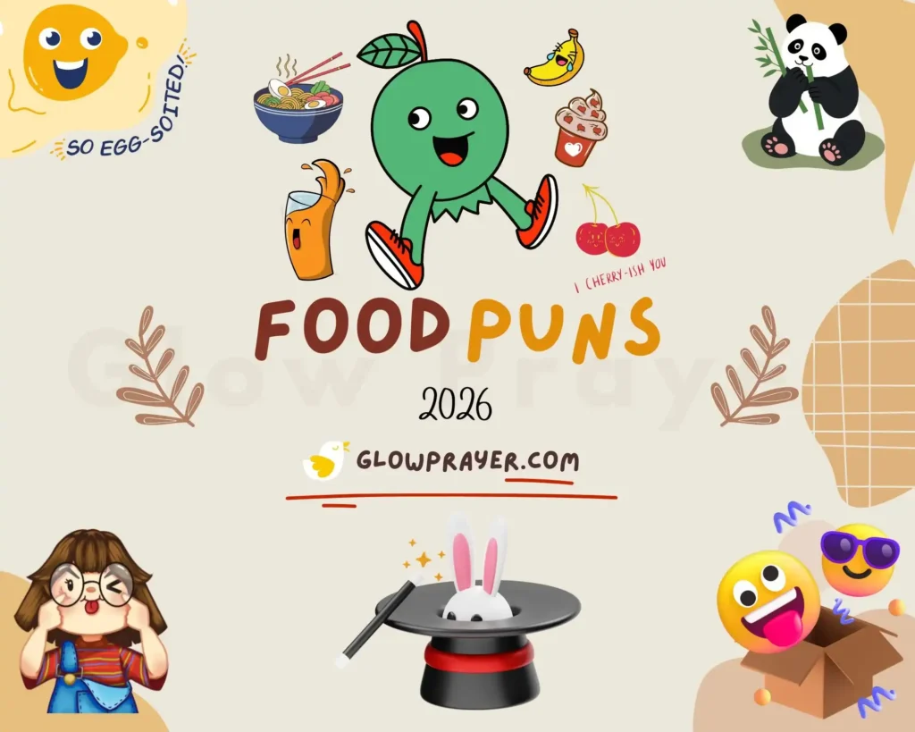Food Puns 500+ Clever, Funny & Trending Puns, Quotes, Captions & Names for Every Occasion | Glowprayer