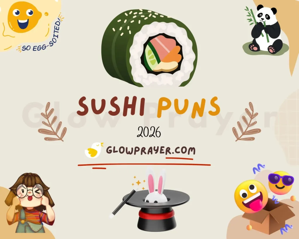 Sushi Puns Funny, Cute & Creative Sushi Jokes for All Occasions - Glow Prayer