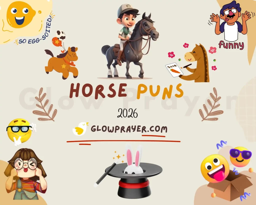 Best Horse Puns for Every Mood (Funny, Cute, Dirty & Captions) | GlowPrayer