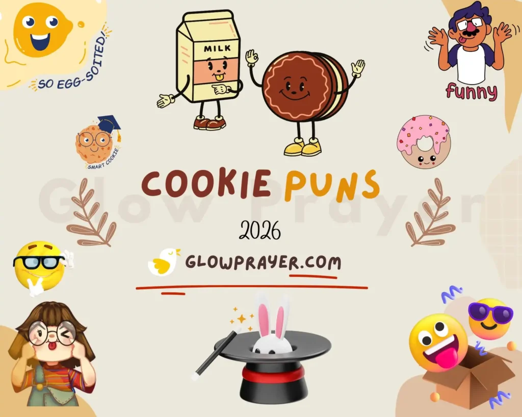Cookie Puns for Instagram, Love, Kids & Every Mood 🍪✨ (2026 Guide) | Glow Prayer