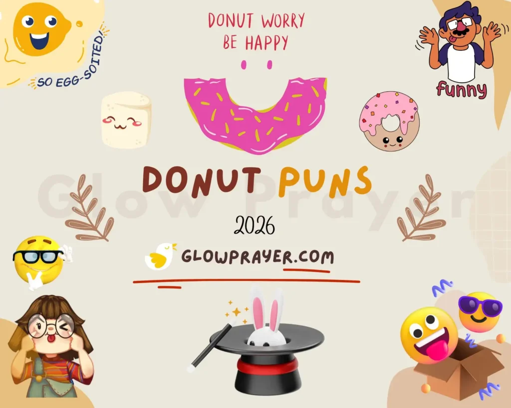 Donut Puns 🍩 That Are Funny, Cute & Perfect for Captions (2026 Guide) | Glow Prayer