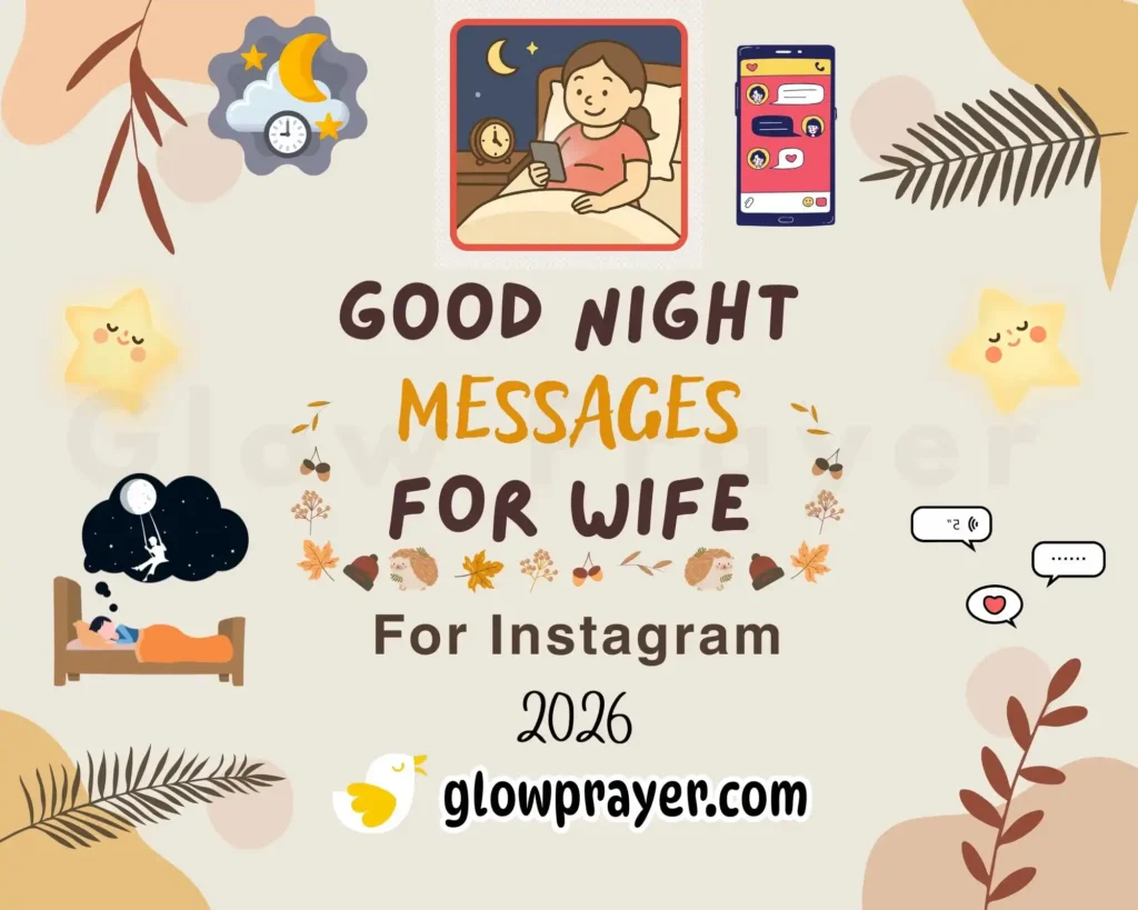 Good Night Message for Wife - Romantic & Caring Texts That Melt Her Heart ❤️ | Glow Prayer