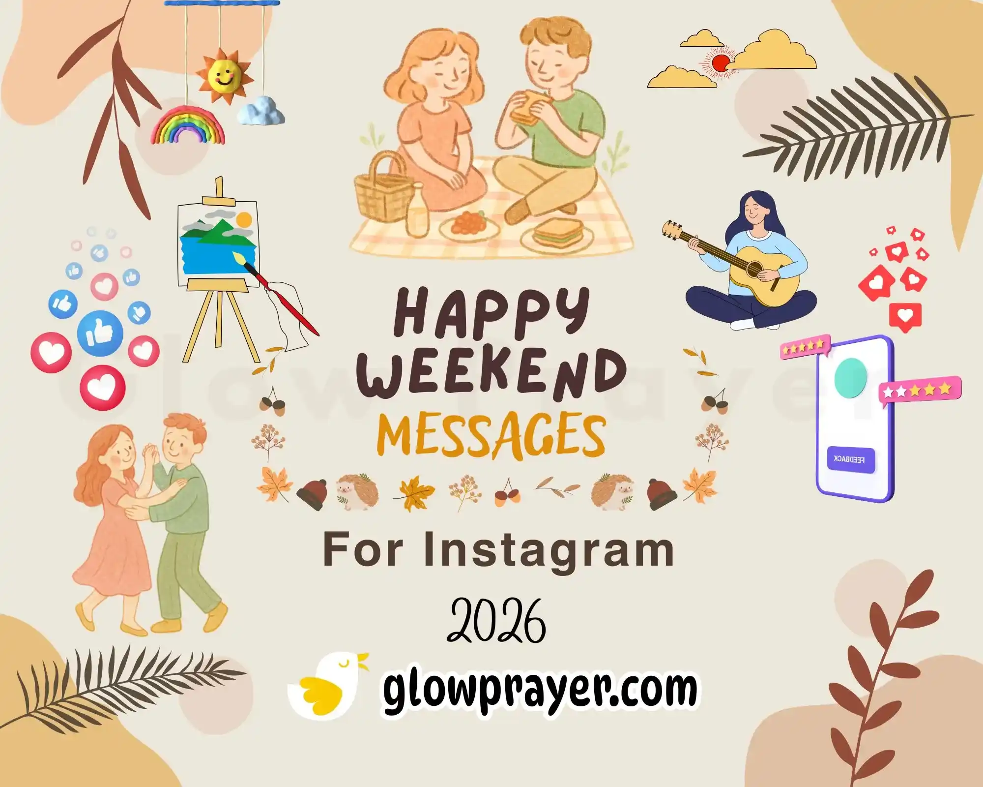 Help Weekend Happy Weekend Messages to Help You Connect, Relax & Inspire - Glow Prayer