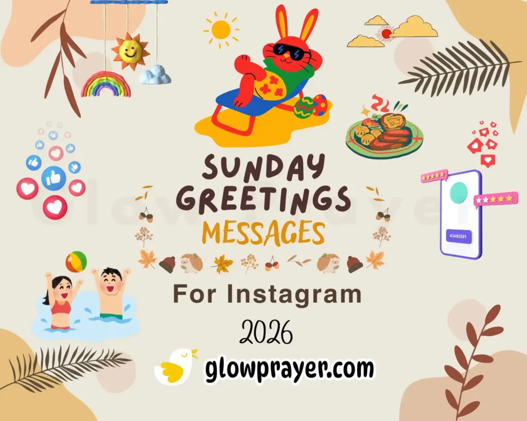 Sunday Greetings Messages Wishes, Blessings & Prayers for Everyone You Love | GlowPrayer