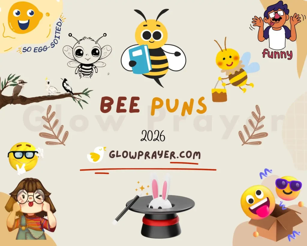 Bee Puns and One-Liners for Kids, Couples & Social Media 🐝💛 | GlowPrayer