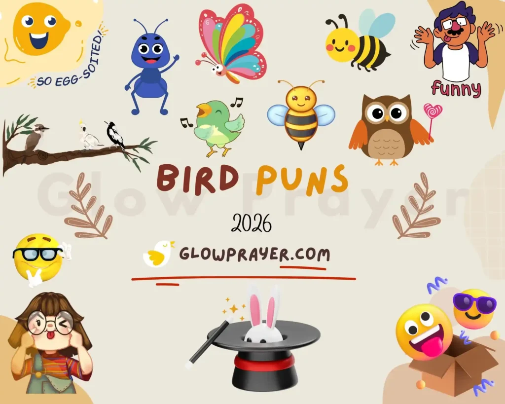 Best Bird Puns Ever Funny, Cute & Viral Bird Wordplay for Social Media, Gifts, and Everyday Fun | GlowPrayer