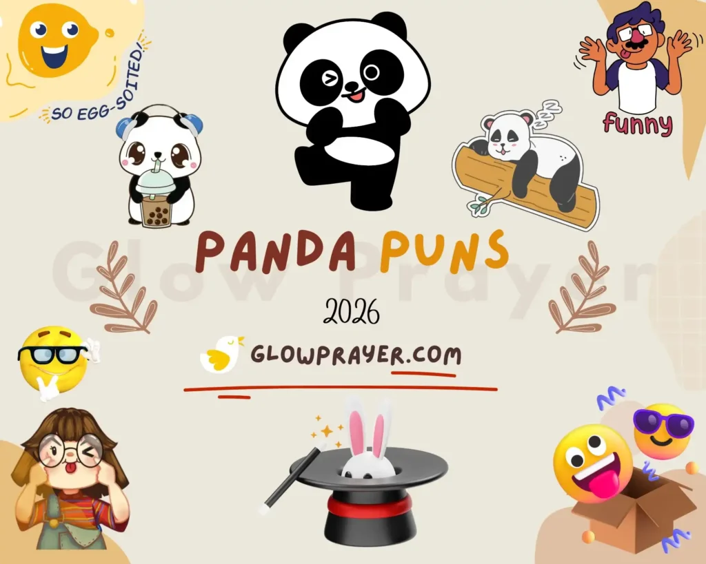 Best Panda Puns You’ll Love 🐼 | Cute, Funny, Love, Birthday & Instagram Captions for 2026 | GlowPrayer
