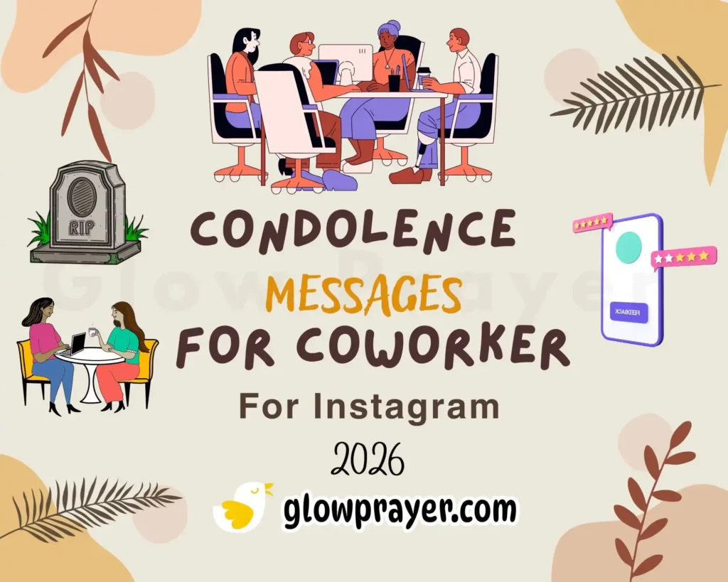 Condolence Message for Coworker Short, Professional & Heartfelt Examples | GlowPrayer