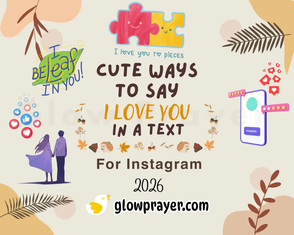 Cute Ways to Say I Love You in a Text Fresh Ideas for Him, Her & Your Partner | GlowPrayer