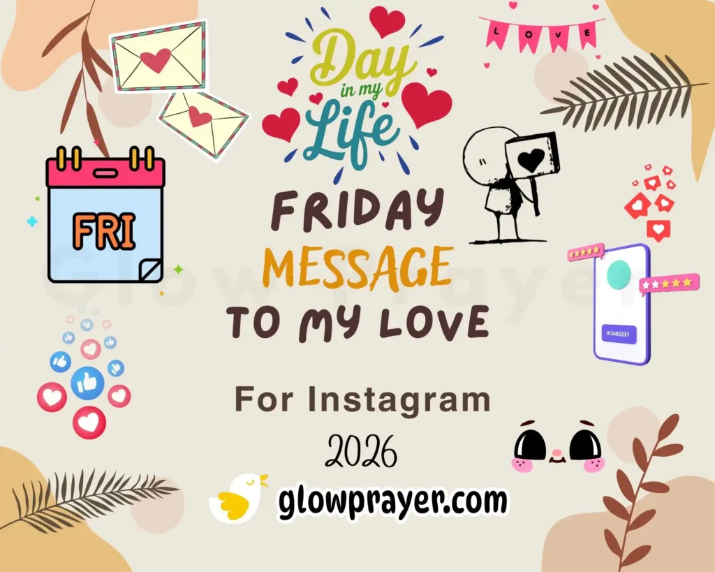 Friday Message to My Love Sweet, Romantic & Prayerful Texts to Send Today | GlowPrayer