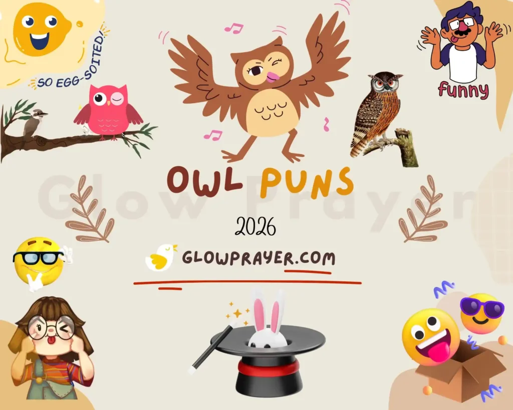 Funny Owl Puns for Every Mood Cute, Romantic, Clever & Kid-Friendly Laughs 🦉❤️ | GlowPrayer