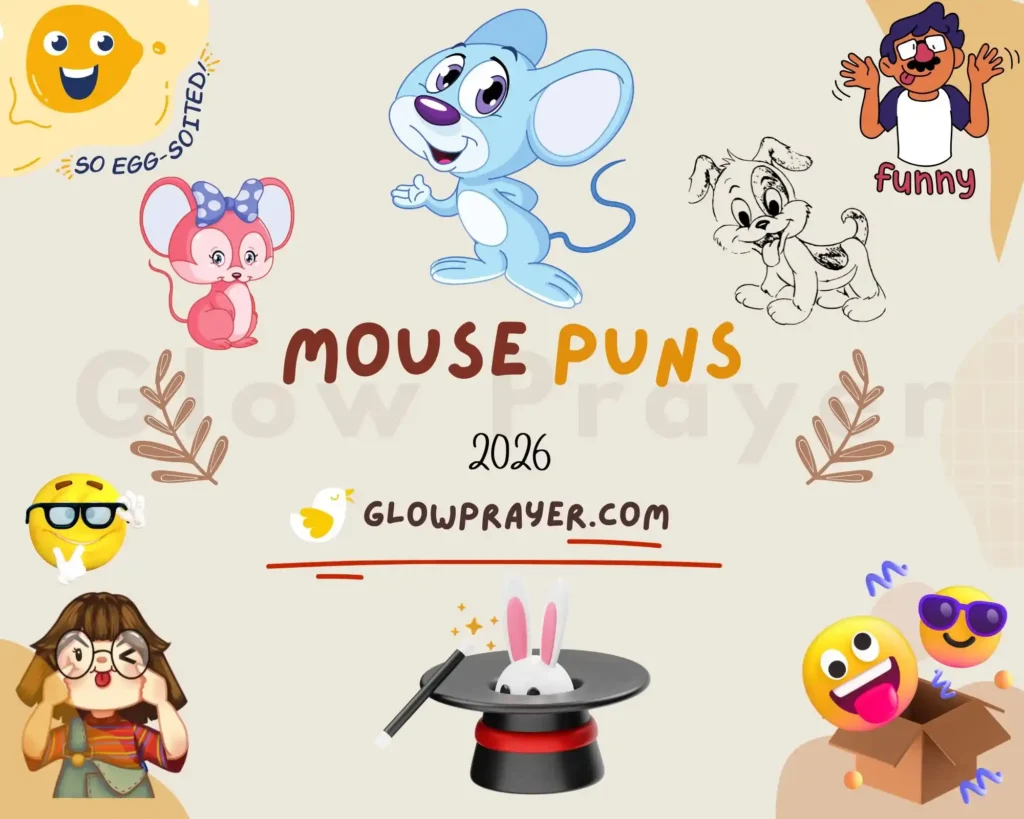 Mouse Puns and Jokes for Kids, Captions & Cheesy Laughs 🐭🎉 | GlowPrayer