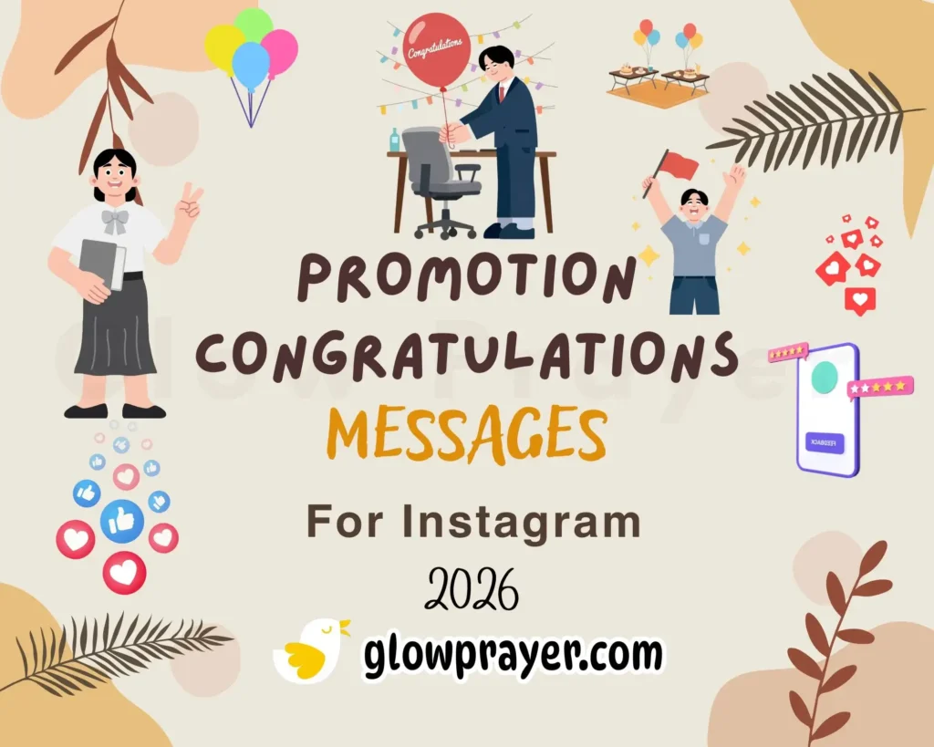 Promotion Congratulations Message Best Wishes, Templates & Examples | GlowPrayer