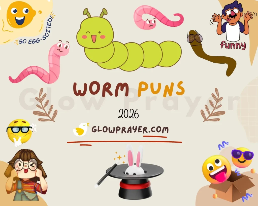 Worm Puns and Jokes for Instagram, Captions, Love & Laughs That Totally Slay in 2026 | GlowPrayer