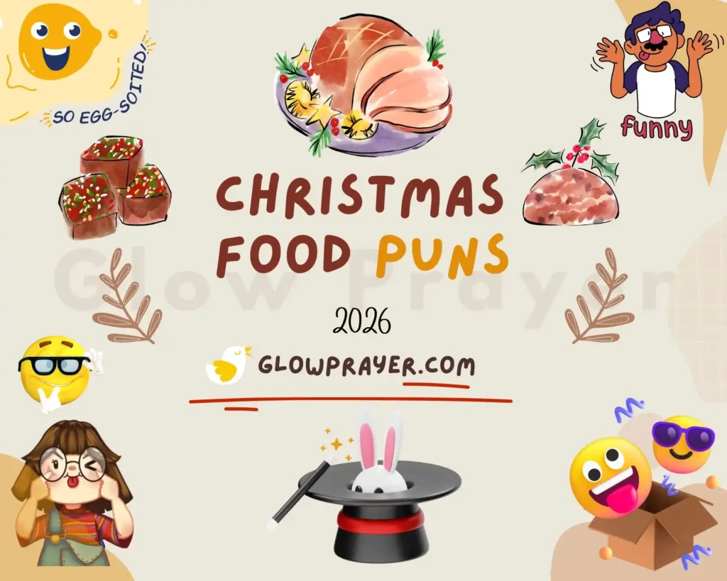Christmas Food Puns for Captions, Jokes & Cards | GlowPrayer