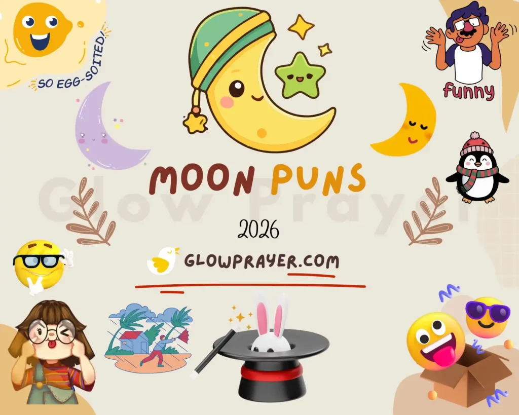 Moon Puns Ever Short, Funny & Instagram Ready 🌙📸 | GlowPrayer