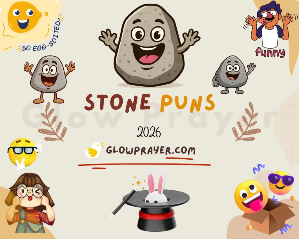 Stone Puns That Will Rock Your Day – Best Funny Wordplay Ideas 😄🪨 | GlowPrayer