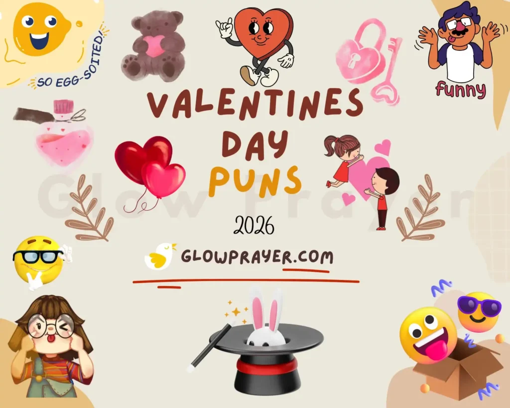Valentines Day Puns Cute, Funny & Romantic Love Puns for 2026  | GlowPrayer